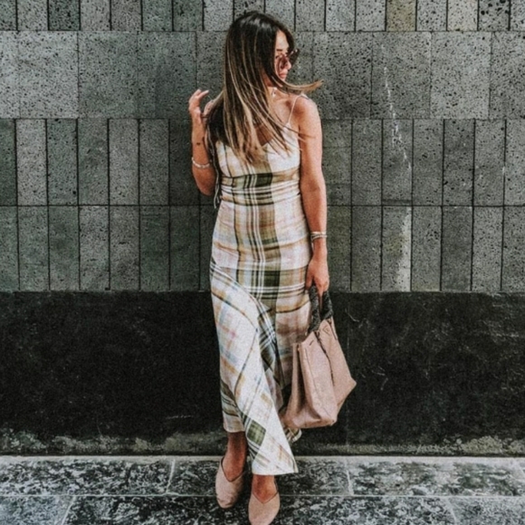 Zara Dresses & Skirts - Zara check camisole dress